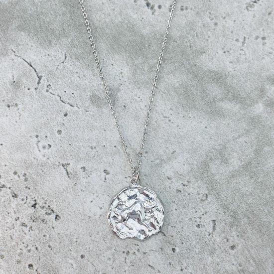 Taurus Star Sign Necklace - Fine chain necklace featuring a delicate star sign pendant. Birth date April 20 - May 20 is for Taurus. Available in Silver, Gold, and Rose Gold.